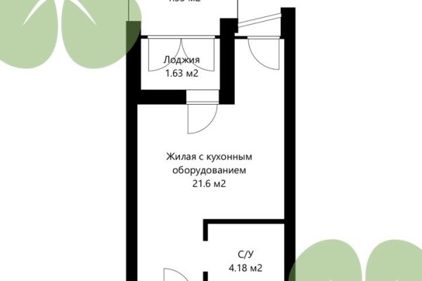 1-комнатная квартира по адресу Николы Теслы ул., д. 16 - фото 9