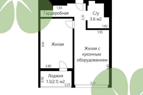 2-комнатная квартира по адресу Игоря Лученка ул., д. 15 - фото 4