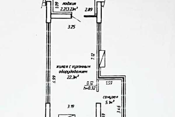 1-комнатная квартира по адресу Савицкого ул., д. 10 - фото 19