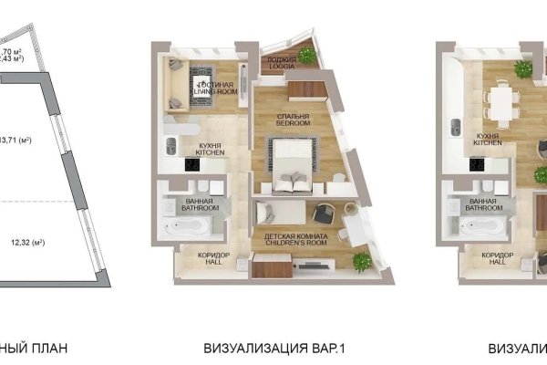 3-комнатная квартира по адресу Жореса Алфёрова ул., д. 11 - фото 7
