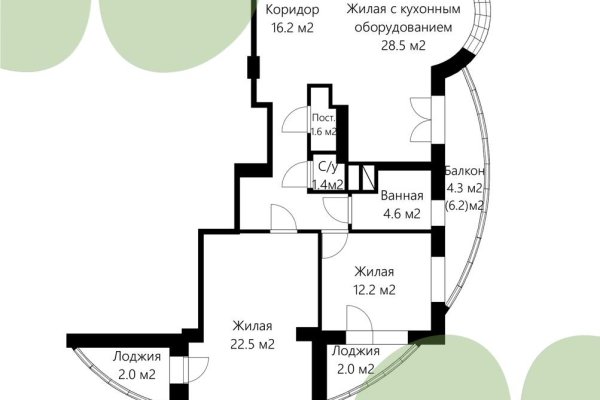3-комнатная квартира по адресу Дзержинского просп., д. 125 - фото 4