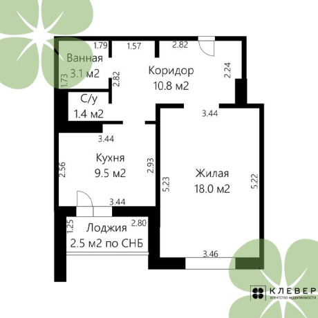 Фотография 1-комнатная квартира по адресу Разинская ул., д. 62 - фото 15