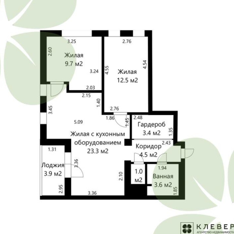 Фотография 2-комнатная квартира по адресу Лобанка ул., д. 64 - фото 3