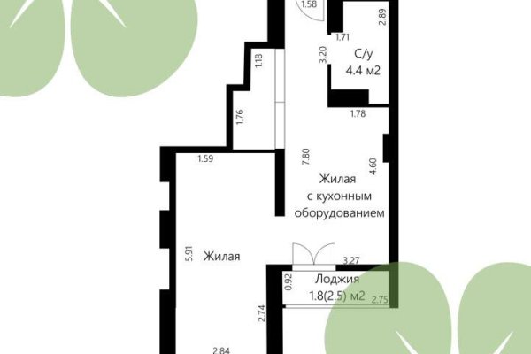 2-комнатная квартира по адресу Мстиславца ул., д. 8 - фото 4