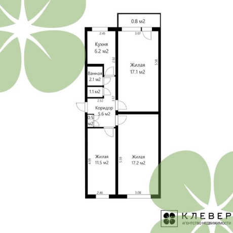 Фотография 3-комнатная квартира по адресу Калиновского ул., д. 78 - фото 4