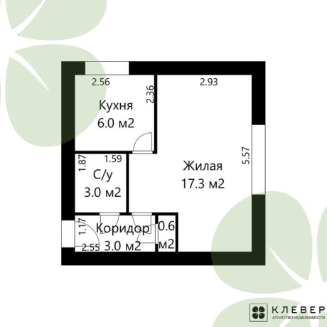 Фотография 1-комнатная квартира по адресу Кедышко ул., д. 2 - фото 18