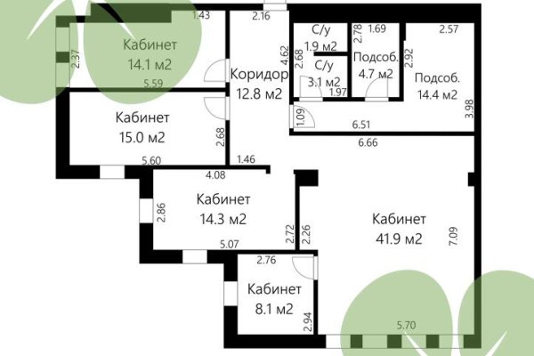 Продается офисное помещение по адресу г. Минск, Дзержинского просп., д. 69 к. 2 - фото 1