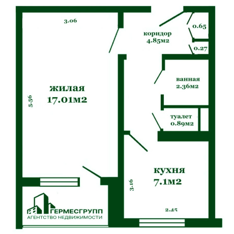 Фотография 1-комнатная квартира по адресу Восточная ул., д. 26 - фото 1