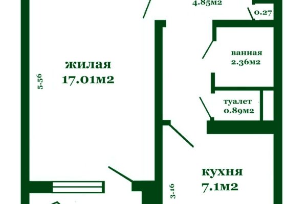1-комнатная квартира по адресу Восточная ул., д. 26 - фото 1