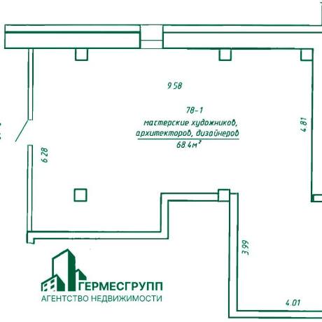Фотография Сдается офисное помещение по адресу г. Минск, Победителей просп., д. 131 - фото 2