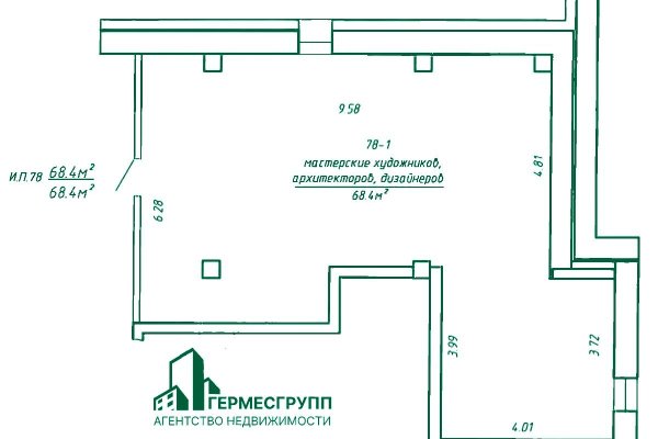 Сдается офисное помещение по адресу г. Минск, Победителей просп., д. 131 - фото 2