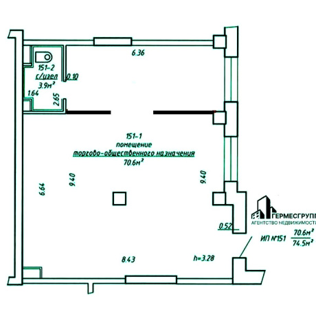 Фотография Сдается торговое помещение по адресу г. Минск, Чюрлениса ул., д. 6 - фото 3