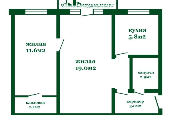 2-комнатная квартира по адресу Карастояновой ул., д. 21 - фото 12