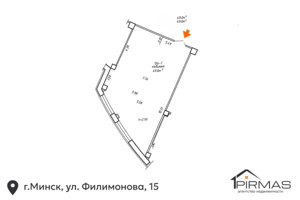 Сдается офисное помещение по адресу г. Минск, Филимонова ул., д. 15 - фото 18