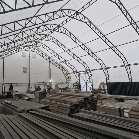 Фотография Сдаётся 3 склада металлический и тентовый общей площадью 700м.кв. - фото 6