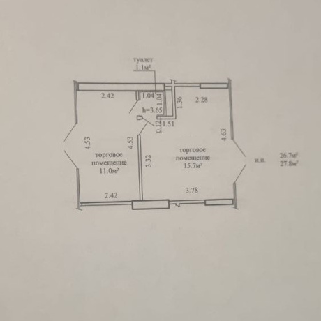 Фотография Продажа помещения 27,8  м2  ул Братская 13 - фото 17