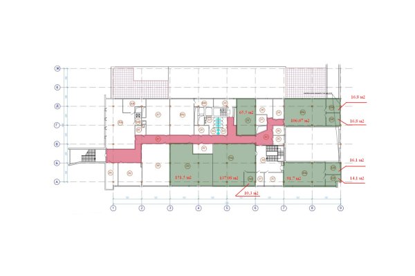 Аренда офиса 65,5-625  м2  ул Притыцкого 62 - фото 9