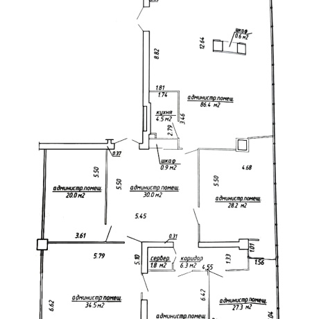 Фотография Аренда офиса 264.1 м2  пр-т Победителей 7А - фото 15