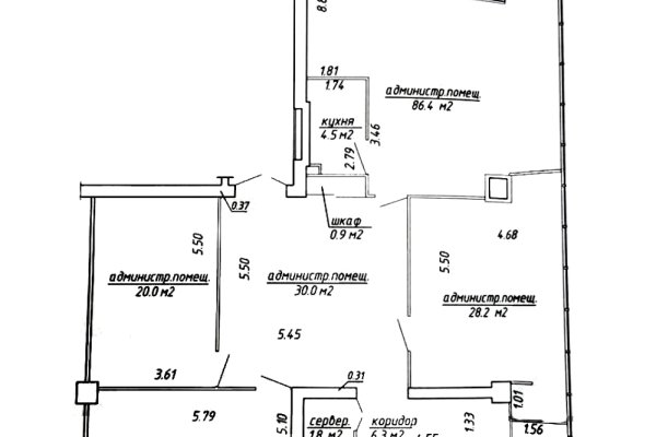 Аренда офиса 264.1 м2  пр-т Победителей 7А - фото 15