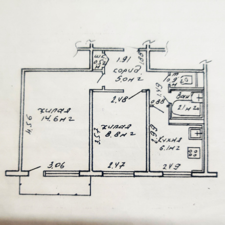 Фотография 2-комнатная квартира по адресу СЕДЫХ, 46 - фото 16