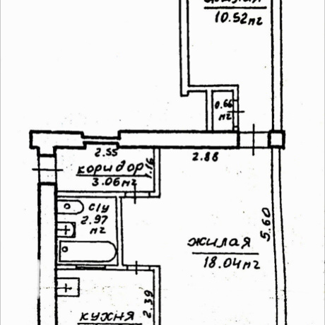 Фотография 2-комнатная квартира по адресу Осипенко, 28 - фото 1