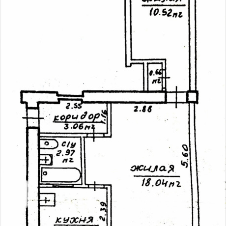 Фотография 2-комнатная квартира по адресу Осипенко, 28 - фото 1