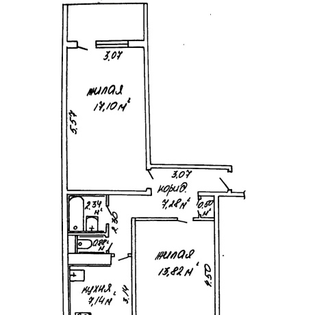 Фотография 2-комнатная квартира по адресу Васнецова, 2 - фото 16