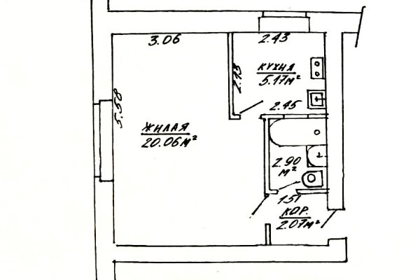 1-комнатная квартира по адресу Ольшевского, 13 - фото 13