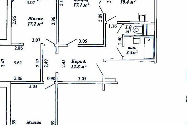 3-комнатная квартира по адресу Максима Горецкого, 5к 2 - фото 15