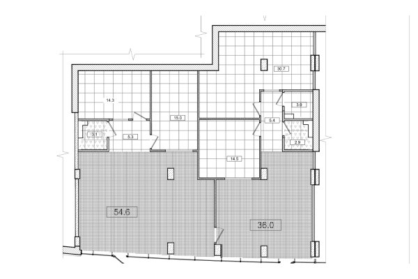 Офисные помещения в аренду от 87м&sup2; до 179.5м&sup2; с отдельным входом - фото 2
