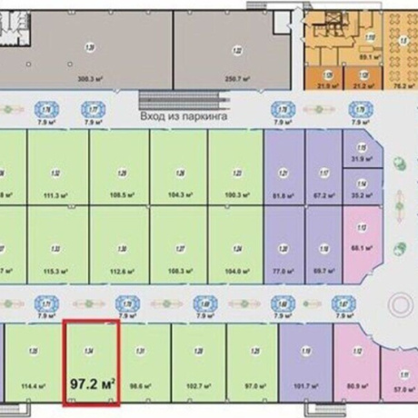 Фотография Помещение под аренду в ТЦ 4 сезона  - фото 1