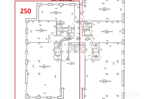 Аренда офисов 250 кв.м в центре, метро - фото 2