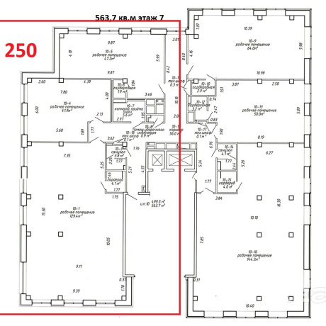 Фотография Аренда офисов 250 кв.м в центре, метро - фото 2