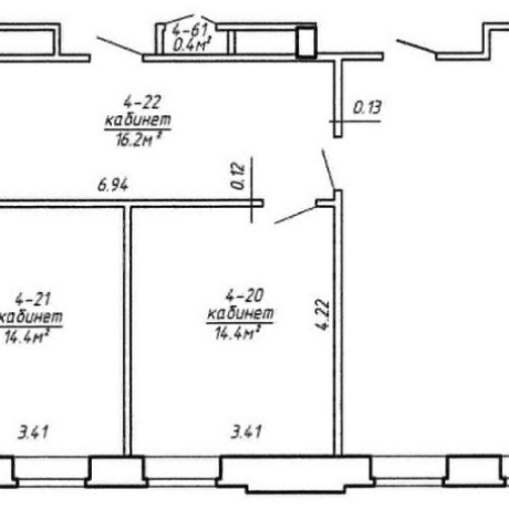 Фотография Офис 184,1 кв.м, центр, м. Институт Культуры - фото 7