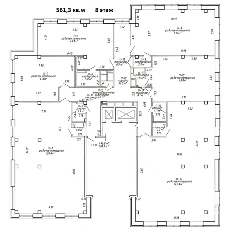 Фотография Офисы от 560 до 1600 кв.м в центре, три этажа, метро - фото 9