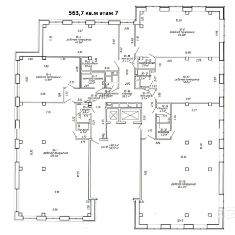 Фотография Офисы от 560 до 1600 кв.м в центре, три этажа, метро - фото 8