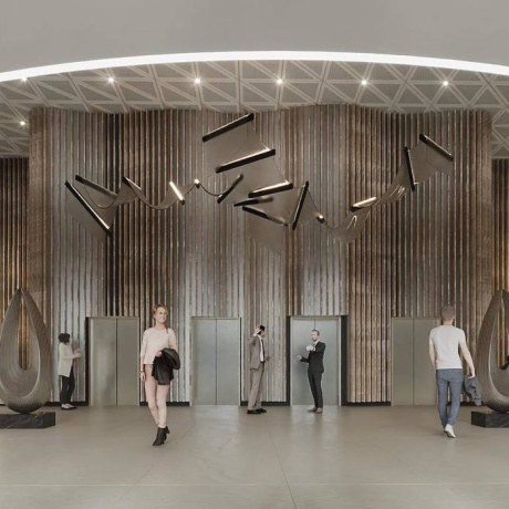 Фотография  Офисы от 300 до 10000 кв.м в новом современном бизнесс-центре класса А - фото 2