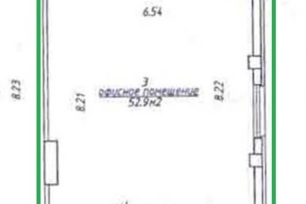 Офис 52,9 кв.м, в БЦ Градиент, м.Пушкинская - фото 6