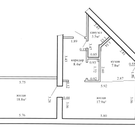 Фотография 2-комнатная квартира по адресу ЗАХАРОВА, 23 - фото 20
