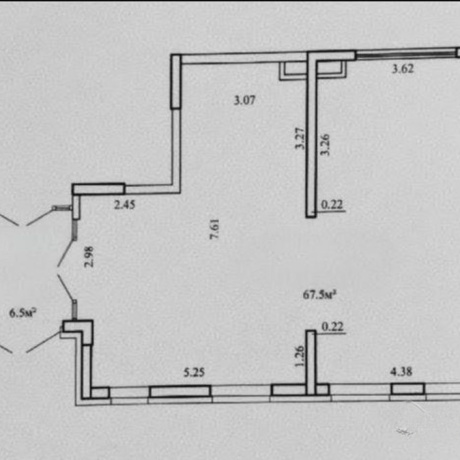 Фотография Аренда помещения 67,5 м.кв., отдельный вход, Минск Мир - фото 4
