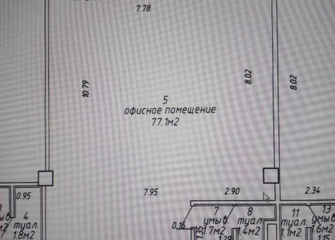 Офисное помещение 83,3 м2 в центре г. Минска - фото 5